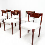 Set of six Italian dining chairs