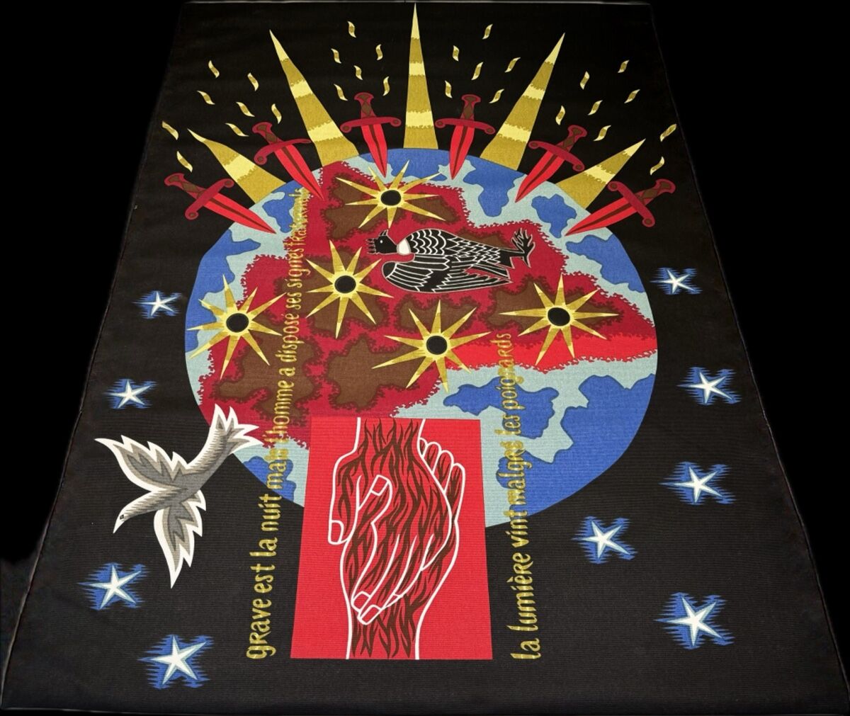 Tapestry Screen Print Jean Picart Le Doux