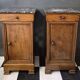 Pair of Somnos-style chairs, Louis Philippe, second half of the 19th century.