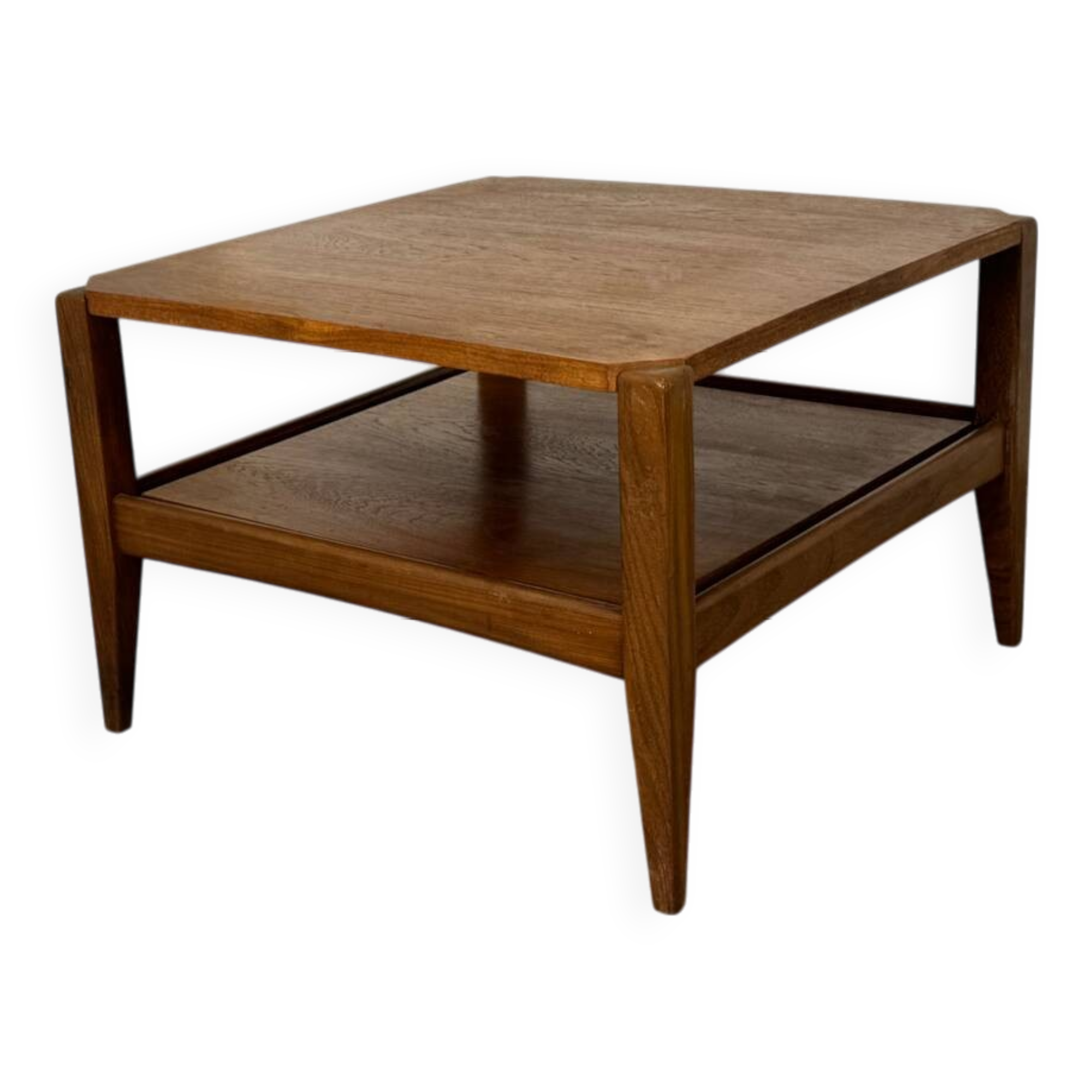 Scandinavian Danish Teak & Formica Coffee Table, 1950s