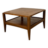 Table basse scandinave danoise en teck et formica, années 1950