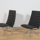 Mid Century SAS Copenhagen Airport Lounge Chairs by Jens Ammunsen for Fritz