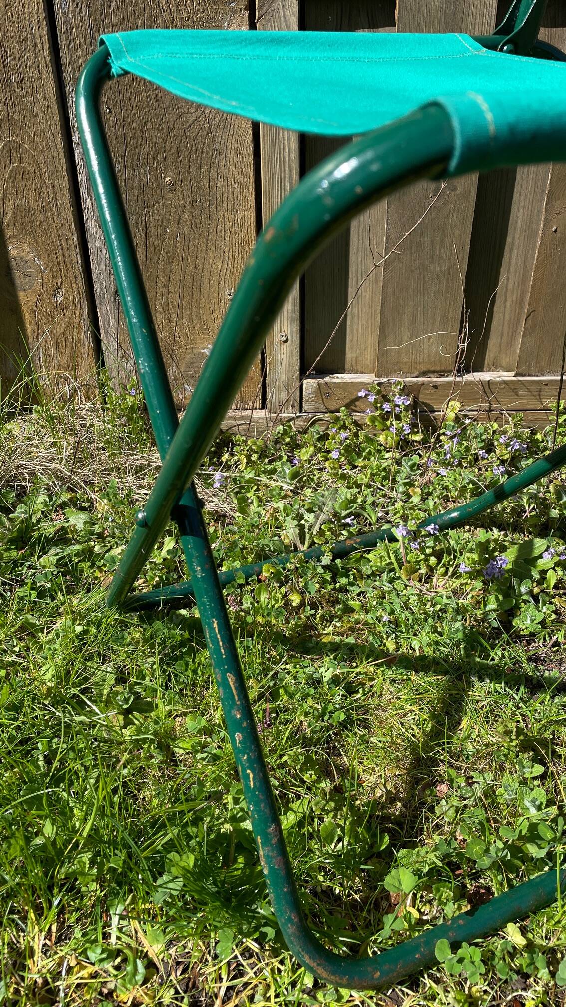 Vintage camping folding chair