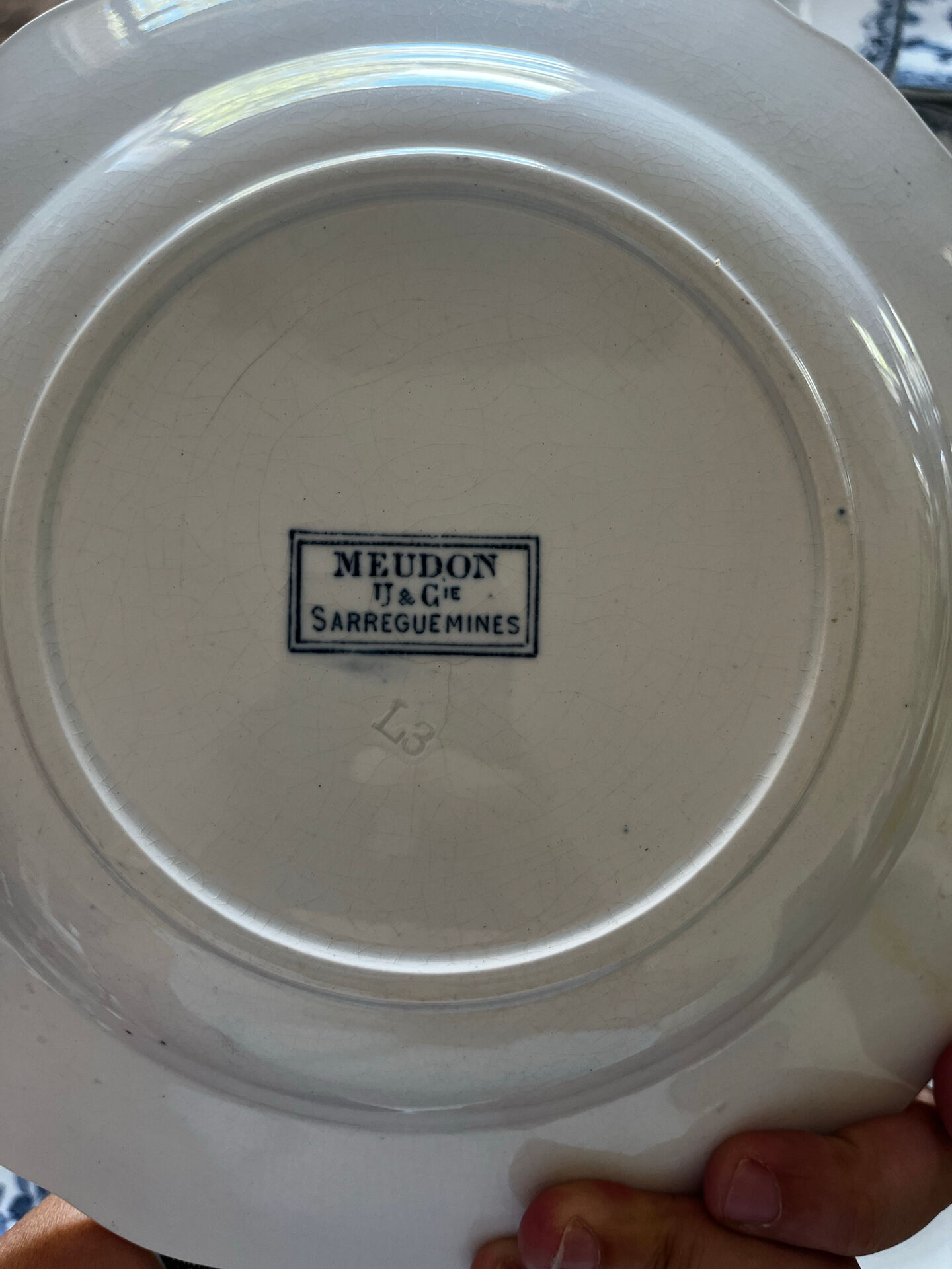 Antique deep plates