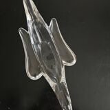 vide poche oiseau en cristal