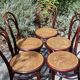 5 chaises Thonet n°14 de 1875