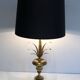 Neoclassical Palm Tree Table Lamp in Brass in the Style of M