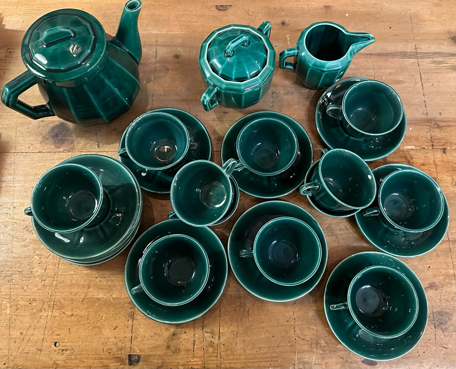 Coffee service 25 pieces vintage 1950