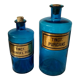 2 pots à pharmacie