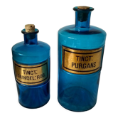 2 pots à pharmacie