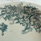 Large salad bowl with floral decoration Givor