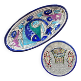 Ensemble ravier et dessous de bouteille
