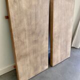 Stripped farmhouse table extensions to 255 cm