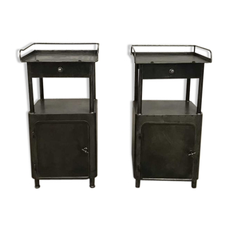 Tables de chevet vintage 1940s