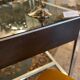 Metal and rosewood desk by Claude Gaillard for Ligne Roset 70'S