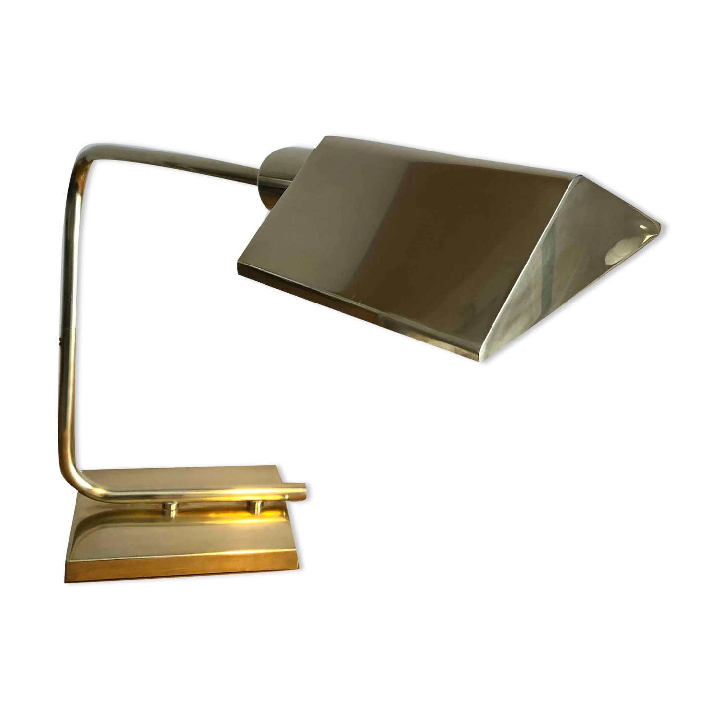 Italian brass lamp from the 70s