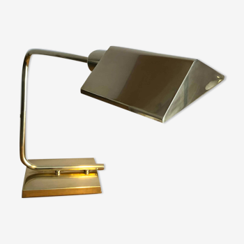 Lampe italienne en laiton des années 70