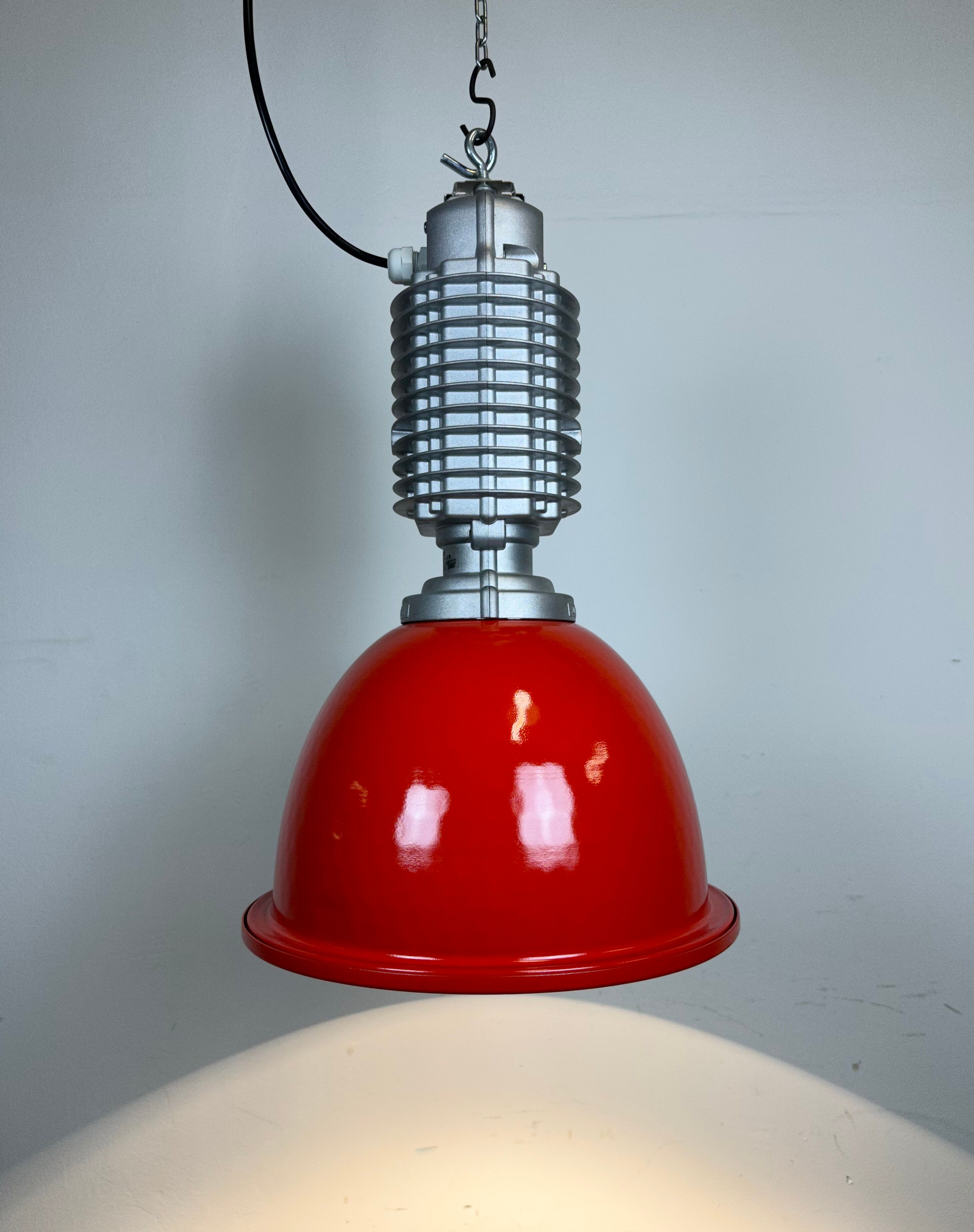 Industrial pendant lamp by charles keller for zumtobel, 1990s