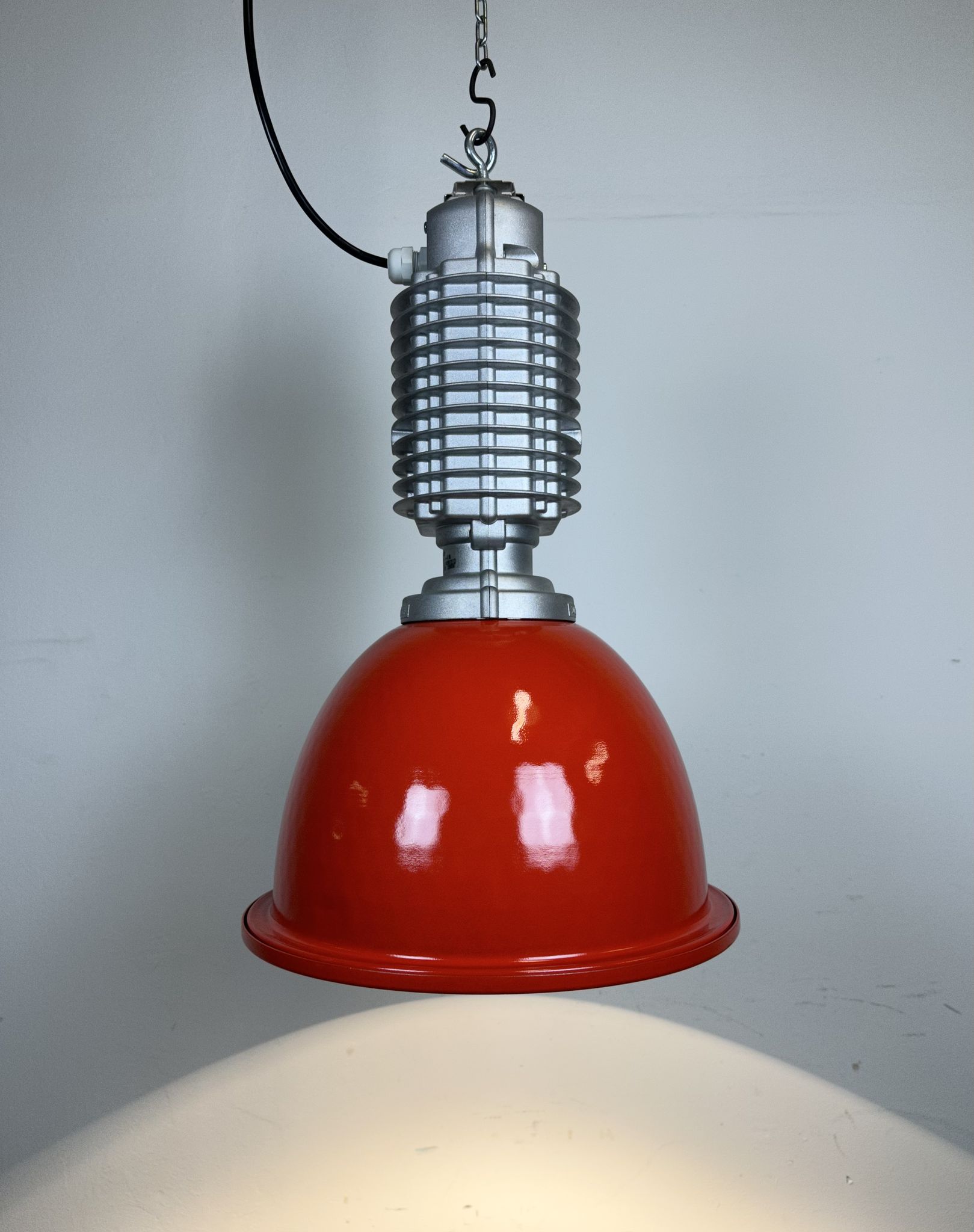 Industrial pendant lamp by charles keller for zumtobel, 1990s