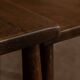 Vintage Oak Nesting Tables (Set of 3) – Rustic Modernist Side Tables, 1970s