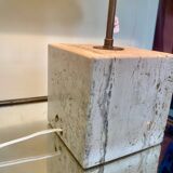 Travertine lamp
