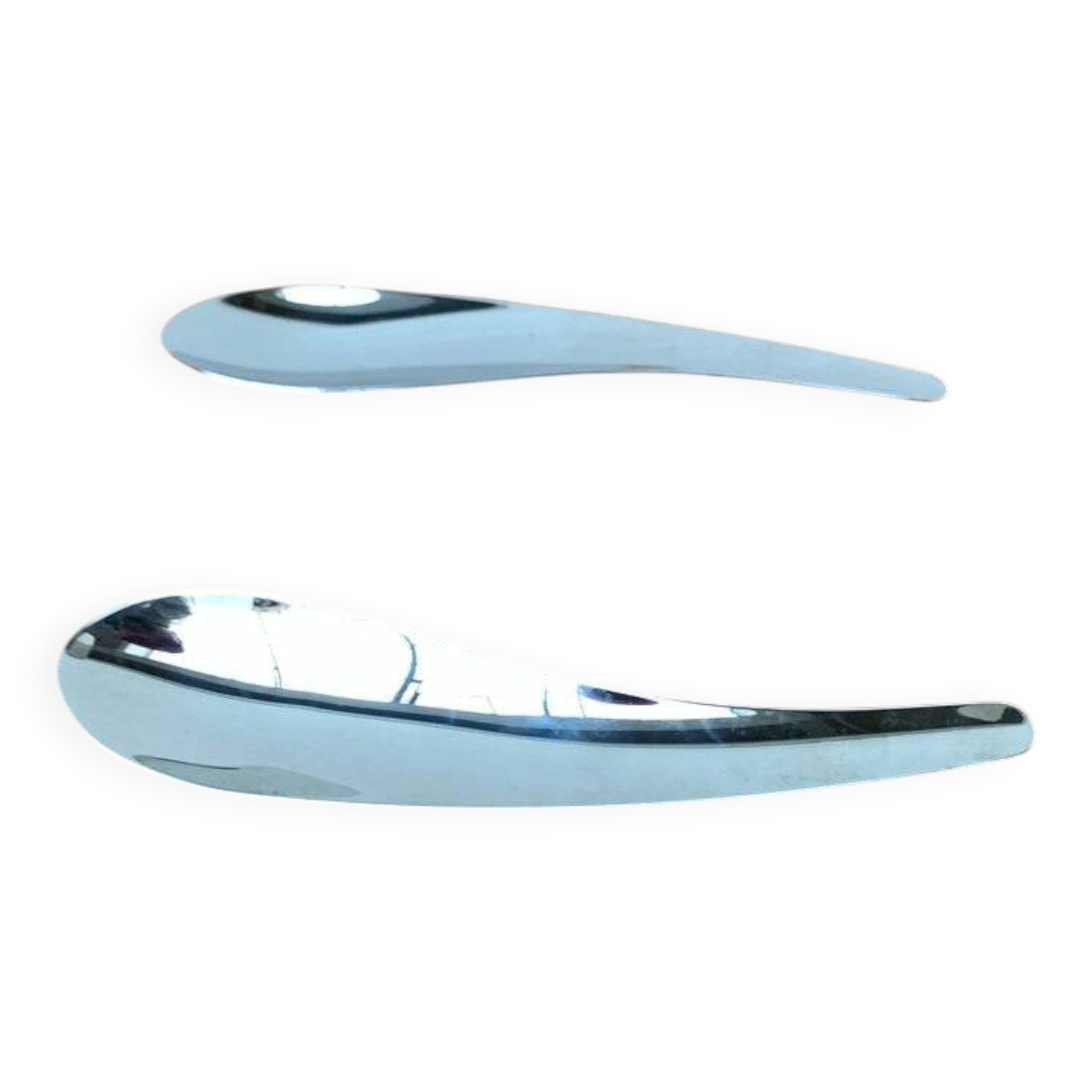 Postmodern Cutlery Conran Salad Spoons, 1990s, Set of 2