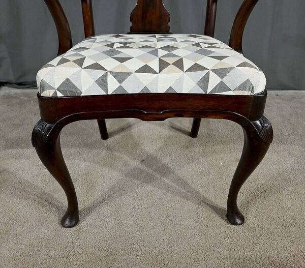 Paire de Fauteuils Chippendale en Acajou, Angleterre – Début XXe