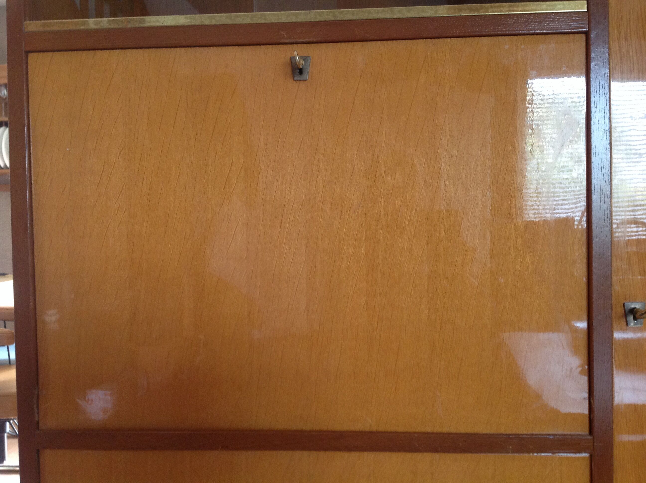 Vintage secretary cabinet