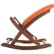 Adjustable Footstool / footrest "Uniek" - dutch design in teak