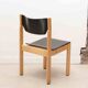 Scandinavian black and beech chair