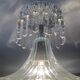 Bohemian crystal basket chandelier