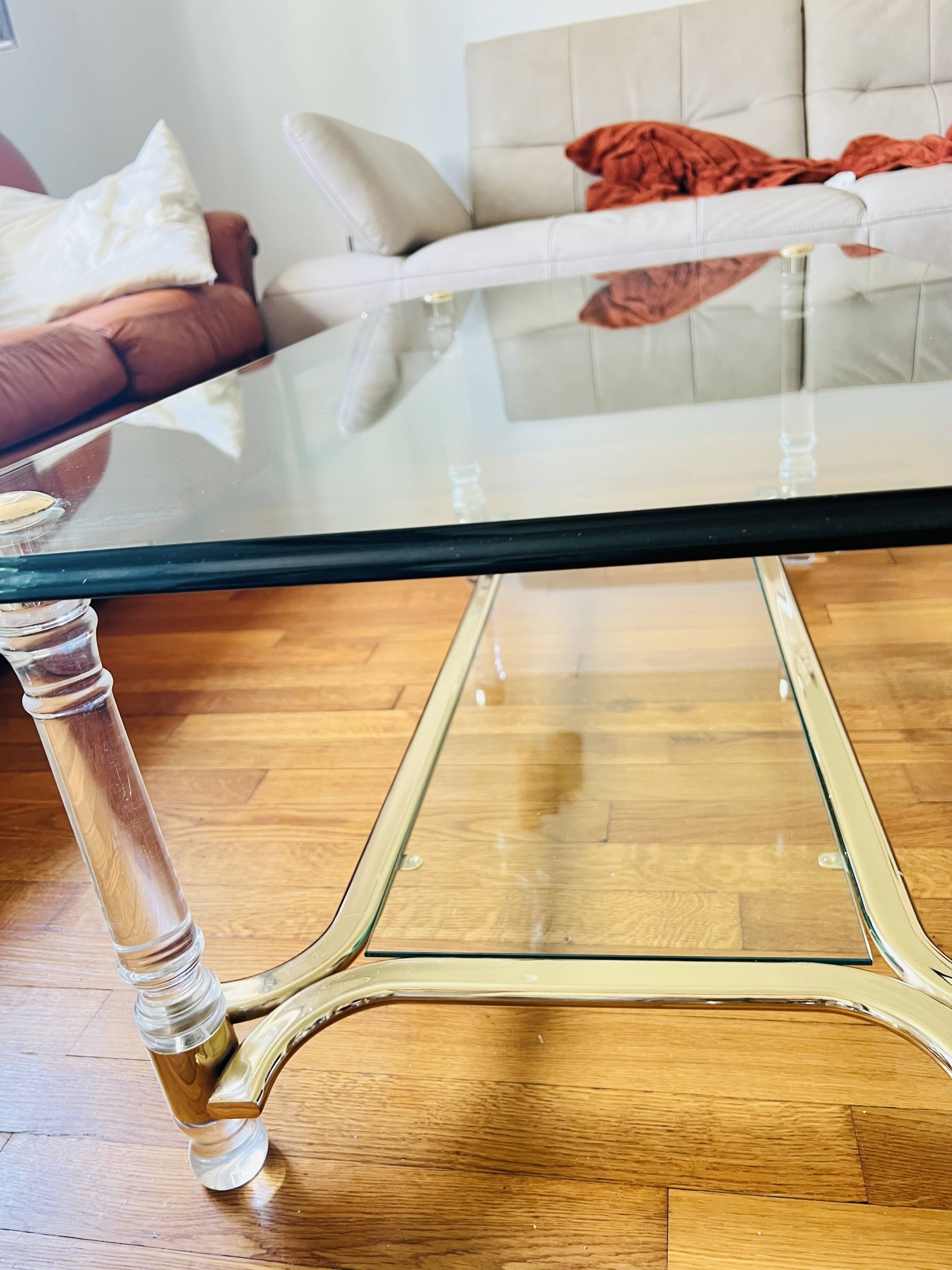 Table basse en verre