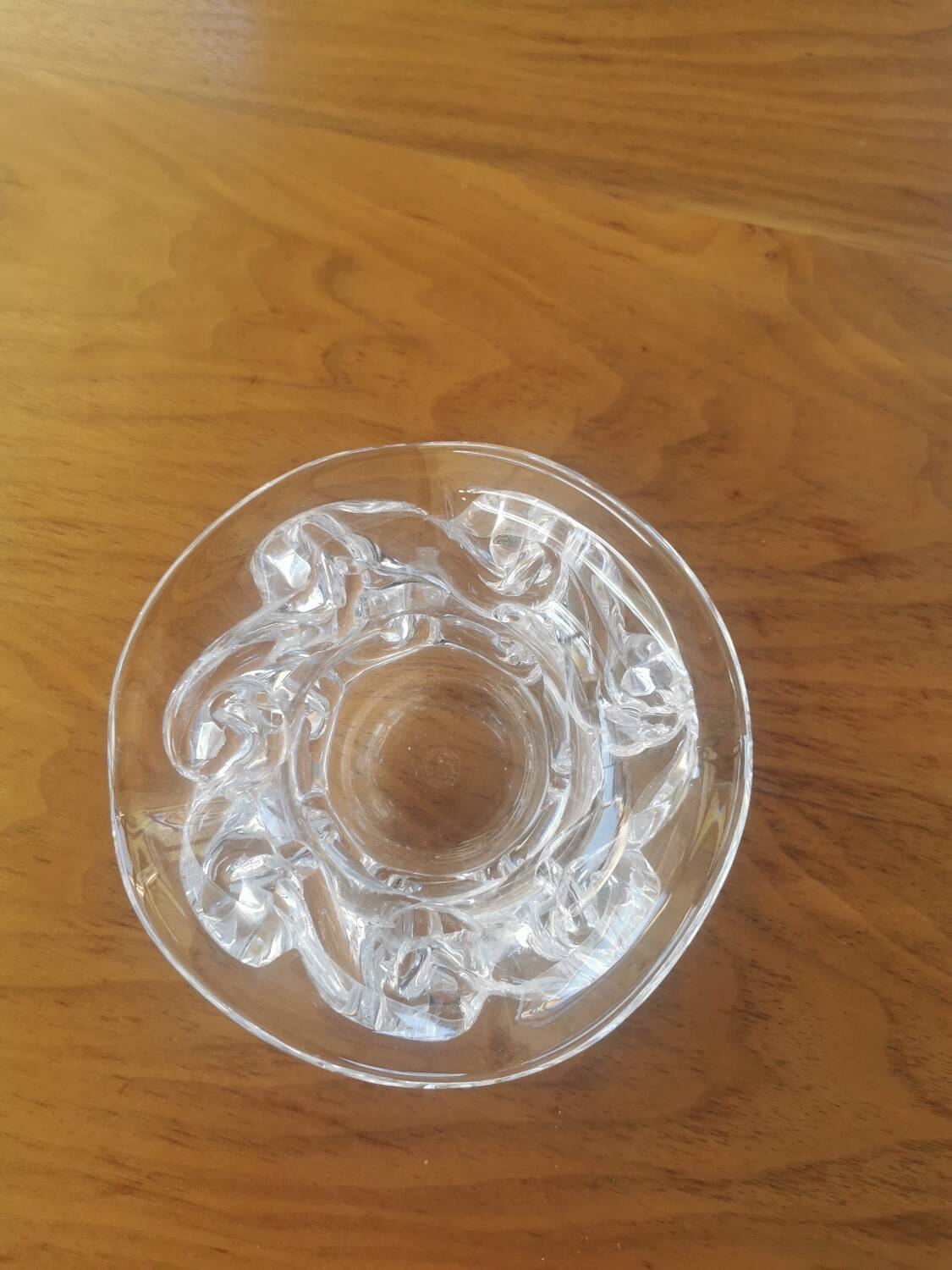 Baccarat crystal pocket emptier