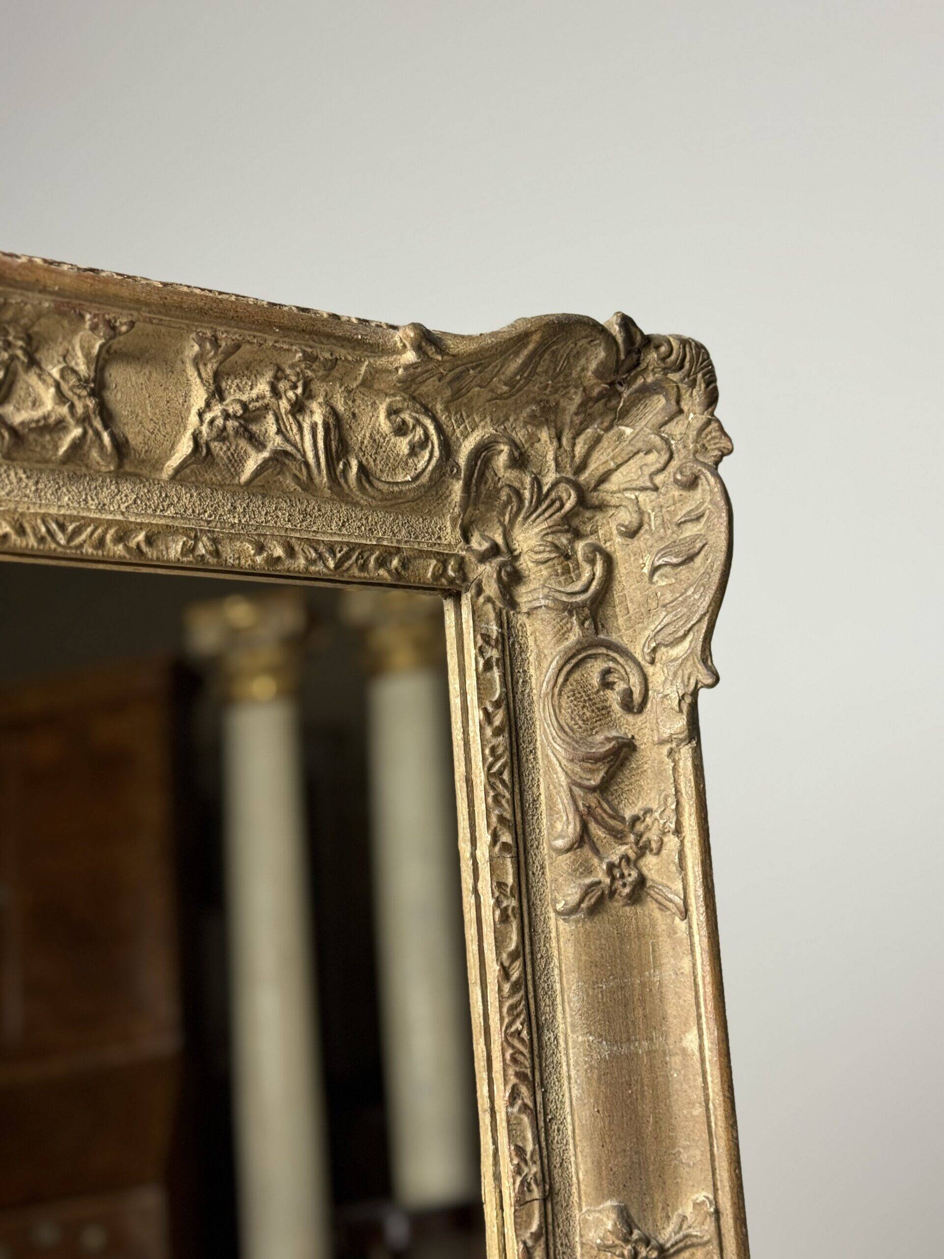 Large classic rural mirror