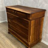 Louis Philippe chest of drawers, airbrushed and oiled
