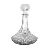 Carafe à vin en verre taillé diamant
