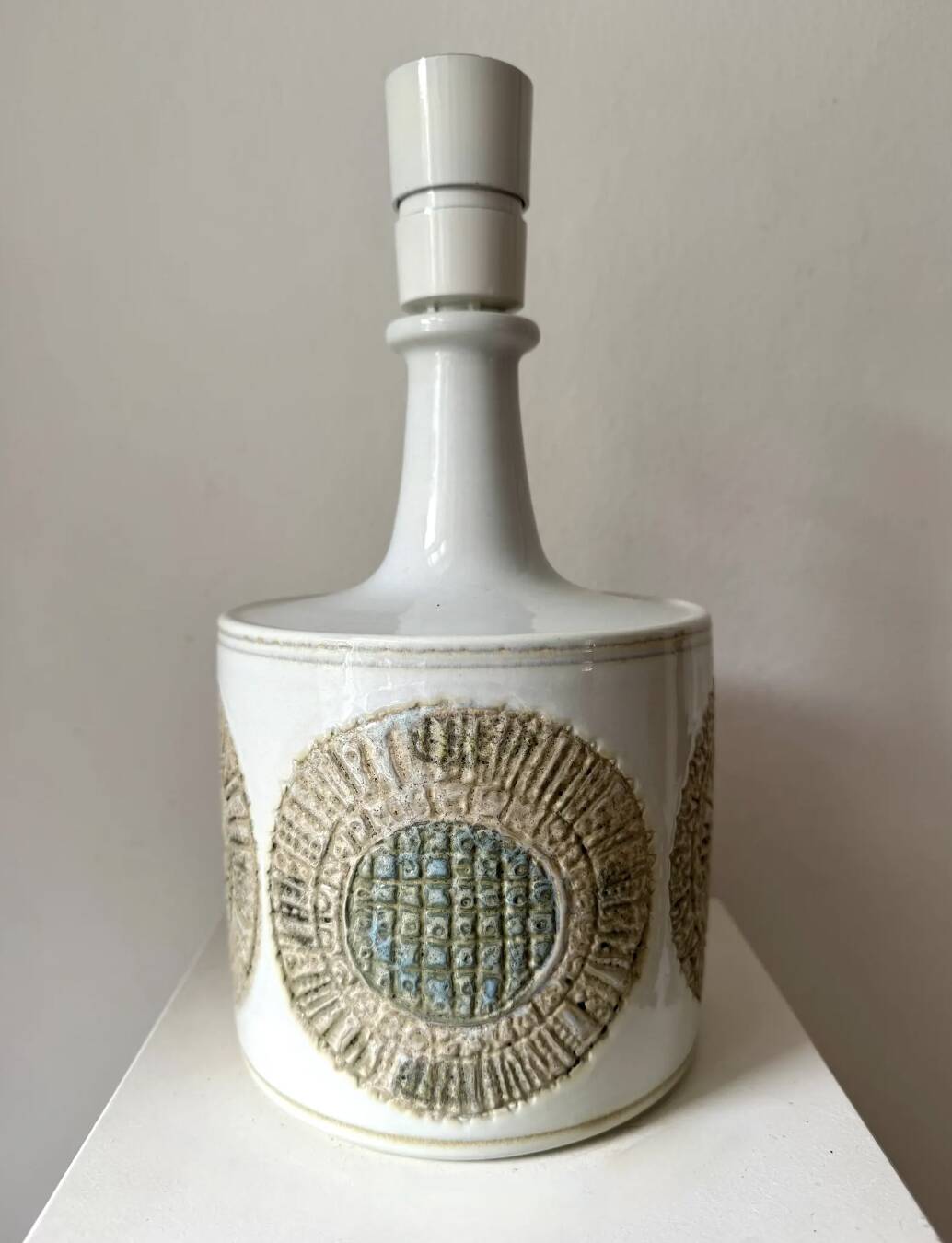 FOG & MØRUP table lamp "SOL" Royal Copenhagen, fayence, danish, 1960s
