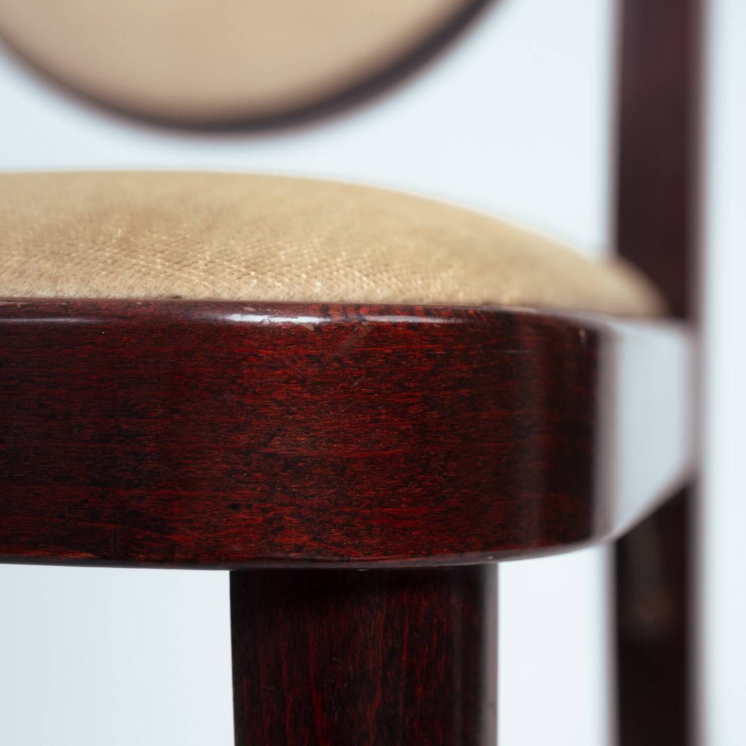 Thonet High Back Velvet Chairs No. 567 by Otto Prutscher