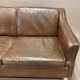 3-seater leather sofa Scandinavian design 1950