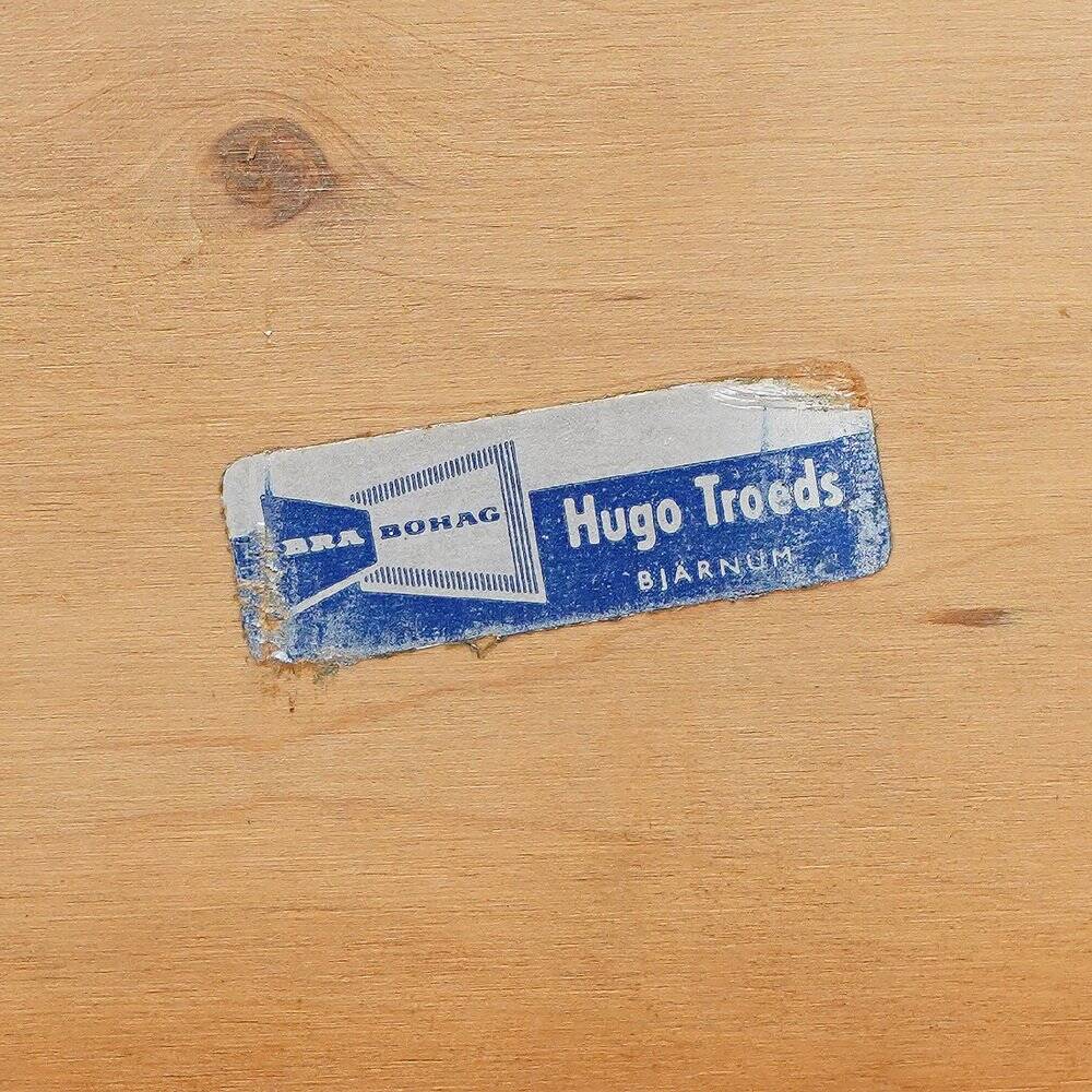 Teak extendable table by Hugo Troeds, 1960s.