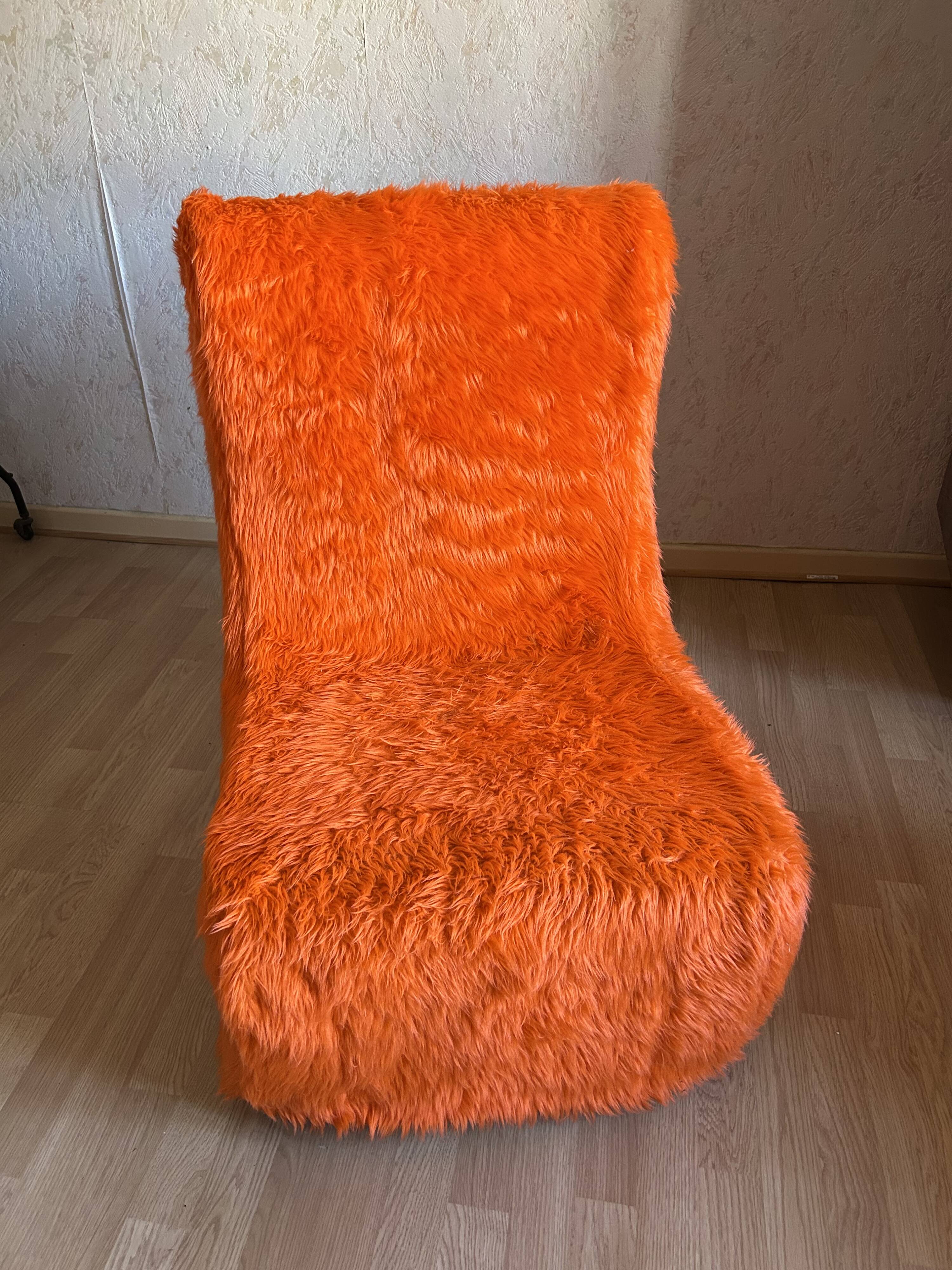 Vintage orange armchair