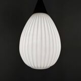 Opaline pendant light, Scandinavian style, 1960s