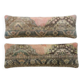 Set of 2 vintage Turkish cushion covers 38x119 cm