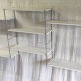 String-style metal wall shelf - 1960s
