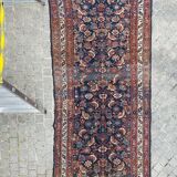 Tapis ancien persan kurde fait main 135x276 cm