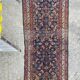 Handmade old Kurdish Persian carpet 135x276 cm