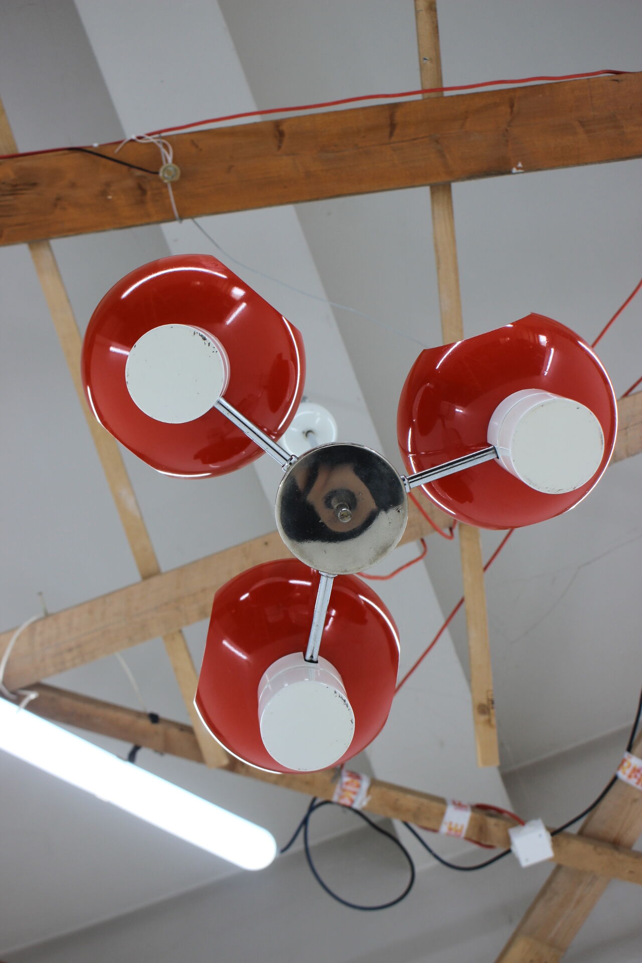 Space Age Chandelier by Napako, Czechoslovakia, 1970s