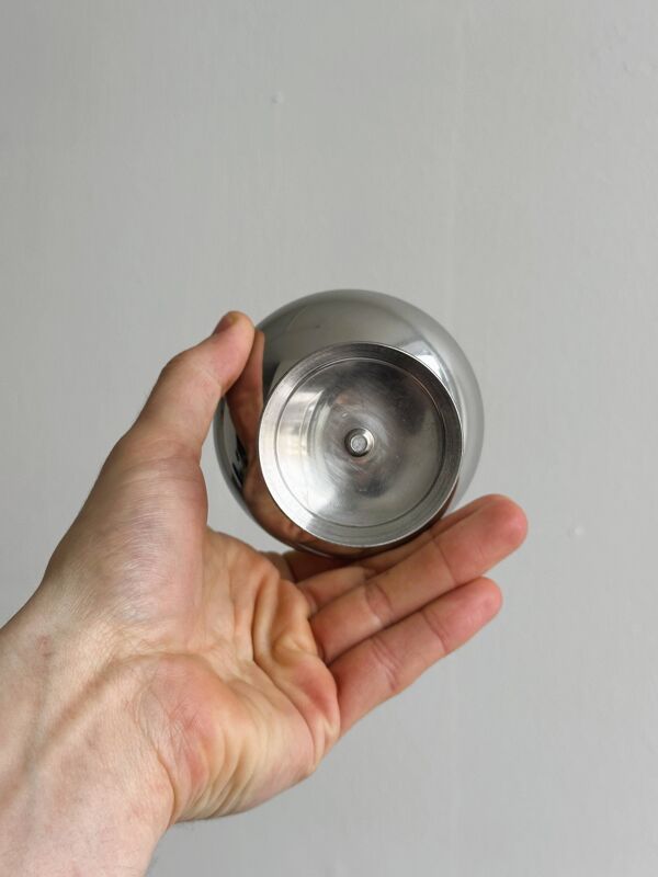 6 coupelles sur pied en inox style Letang Remy