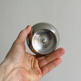 6 coupelles sur pied en inox style Letang Remy