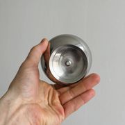 6 coupelles sur pied en inox style Letang Remy
